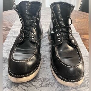 RED WING 8130  BLACK CHROME 9.5 D VINTAGE